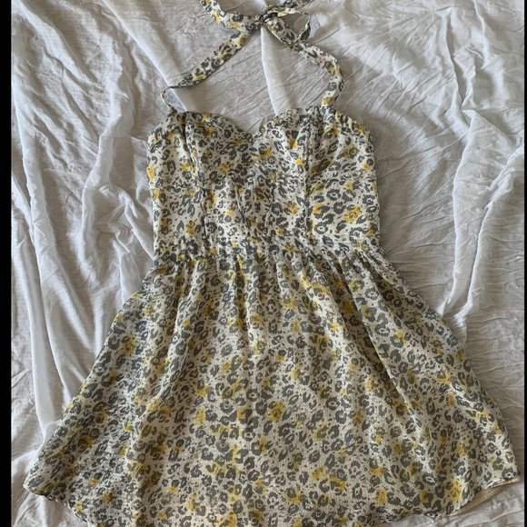 Guess Printed Halter Mini Dress - Picture 2 of 6